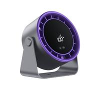 Ventilatore USB per scrivania piccolo silenzio, ventilatore di raffreddamento a 5 velocità | Ventilatore silenzioso con display digitale per camera da letto camera da letto camera da letto all'aperto