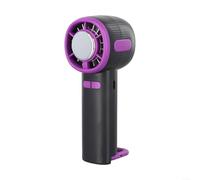 Ventilatore USB portatile aerodinamico che offre un funzionamento silenzioso e velocità regolabili per un comfort personalizzato (grigio)