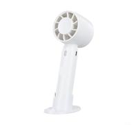 Ventilatore USB portatile compatto con supporto, perfetto per rimanere freschi durante lo studio o il lavoro (bianco)