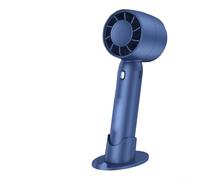 Ventilatore USB portatile compatto con supporto, perfetto per rimanere freschi durante lo studio o il lavoro (blu)