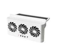 Ventilatore USB/Solar Powered Triple Airflow Ventilatore Circolazione d'aria Elimina gli odori Raffreddamento E Dissipazione del Calore Ventola di Raffreddamento Auto