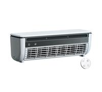 Ventilatore Usb Wireless a Parete, Raffreddatore D'aria Ricaricabile a 3 Velocità con Telecomando, Ventilatore Portatile for Condizionatore D'aria Senza Condotto for Camera da Letto, Casa(White)