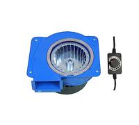 Ventilatore Ventilatore centrifugo piccolo da 20w, ventilatore ad alta pressione 12v DC, ventilatore ad alta pressione del ventilatore di scarico del fumo del motore senza spazzole(Speed controller)