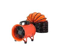 Ventilatore, Ventilatore di scarico industriale, ventilatore di ventilazione, ventilatore estrattore con tubo flessibile in PVC da 10 m for magazzino, fabbrica, cucina a bassa rumorosità(12 inch)