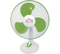 Ventilatore Ventolino Raffrescatore da Tavolo Aria DCG 3 Pale Oscillante Verde [EEK: A+]