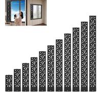 Ventilatore verticale retrattile per finestra, regolabile da 35 a 150 cm con 5 cm di retrazione extra, velocità variabile da 0 a 2800 giri/min, per casa, cucina, camera da letto e sala ricreativa (ne