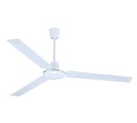Vinco Ventilatore da soffitto 143 cm cod. 70930, 3 pale, 5 velocità, selettore a parete, 55W