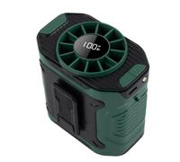 Ventilatore Vita Raffreddamento Efficiente con Torcia Integrata per Viaggi Campe [EEK: A+]