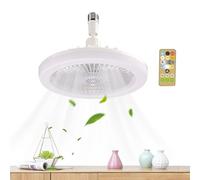 Ventilatori A Soffitto Con Illuminazione | Ventilatore Da Soffitto Camera Da Letto Con Illuminazione E Timer | Accessori Di Raffreddamento Telecomando Con 3 Velocità Regolabili Per Camere,