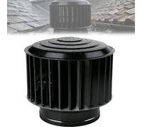 Ventilatori a turbina in acciaio inossidabile, Ventilatore da tetto, Ventilatore da tetto resistente alle intemperie for tutte le stagioni, Rotazione non alimentata for case, fabbriche(11.8 in)