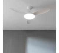 Ventilatori da soffitto con luce EnergySilence 4800 Light White