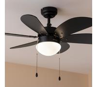 Ventilatori da soffitto con luce EnergySilence Aero 3600 Vision Full Black