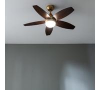 Ventilatori da soffitto con luce EnergySilence Aero 4200 GoldDarkWood