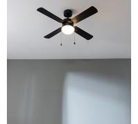 Ventilatori da soffitto con luce EnergySilence Aero 450 FullBlack