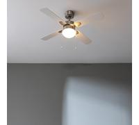Ventilatori da soffitto con luce EnergySilence Aero 450 IronWhite