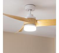 Ventilatori da soffitto con luce EnergySilence Aero 5280 LightWood