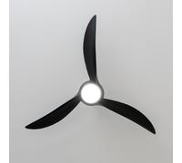 Cecotec - Ventilatori da Soffitto EnergySilence Aero 5295 Black - 40 W, Diametro 137 cm, Lampada a LED, Telecomando, 6 Velocità, Timer Fino a 8 Ore, 3 Pale, Estate/Inverno