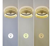 Ventilatori da soffitto con luce EnergySilence LampAero 600 Beige Design