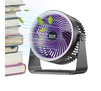 Ventilatori da tavolo - Mini ventilatore oscillante | Raffreddatore da | Piccolo ventilatore da tavolo per comodino, da parete, per interni, esterni, accessori da viaggio, pendolari, auto