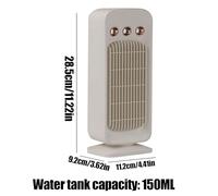 Ventilatori Nebulizzatori Portatili - Ventilatore Rinfrescante ad Acqua Portatile per Camera da Letto,Raffreddatore Oscillante Compatto per Palestra Scuola Casa Dormitorio Auto Soggiorno Bagno Viaggio