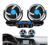 Ventilatori per auto che soffiano aria fredda | Ventilatore per finestrino auto a doppia faccia da 12 V/24 V, per auto, per cruscotto, barca, tetto, furgone, campeggio, sedile posteriore ATV