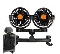 Ventilatori per seggiolino auto, ventilatore per sedile posteriore, ventilatore per seggiolino auto ventilato, doppio vantaggio regolabile regolabile regolabile per bambini, animali domestici, p