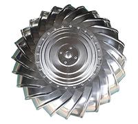 Ventilatori per Turbine eoliche e comignoli a Risparmio energetico: coperture per canne fumarie Anti-riflusso, Adatte alla Maggior Parte dei camini, con Base per Migliorare Le Prestazioni di
