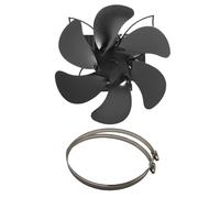 Ventilatori per - Ventilatori per forno di calore per un'efficiente distribuzione del calore | silenziosi bruciatori a legna ecologici | stufe a legna fan 6 Blade | per camini