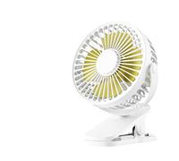 Ventilatori portatili, Ventilatore clip-on USB ultra silenzioso Mini ventilatore portatile muto Ventilatore a clip portatile girevole a 720 gradi Vento forte Ventola di raffreddamento da tavolo Dispos