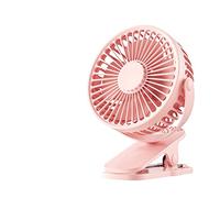 Ventilatori portatili, Ventilatore clip-on USB ultra silenzioso Mini ventilatore portatile muto Ventilatore a clip portatile girevole a 720 gradi Vento forte Ventola di raffreddamento da tavolo Dispos