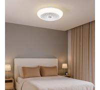 Ventilatorlampe Plafoniera Ventilatore da Soffitto 3-Stufen Interruttore Muro [EEK: Non valutato]