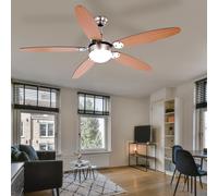 Ventilatorleuchte Lampada Soffitto Ventilatore da Passare LED Flusso di Ritorno [EEK: F]