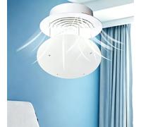 Ventilazione a soffitto RS AC Vent r per condizionatore d'aria centrale rotondo bianco 61 cm anti soffiaggio diretto guida del vento migliora il controllo del flusso d'aria