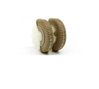 Ventilazione Auto 2/4PCS Set Auto Anteriore Posteriore Rullo Controllo Aria Condizionata AC Vent Rotolamento Ruota Per Benz W211 E200 E300(Beige R 2pcs)
