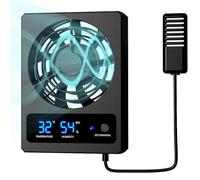 Ventilazione Fan for Rettile Enclosure, 4.45 Inches Reptil Box Temperature, Intelligent Temperatre Gauge with Led Display | Forte Wind Vento Fn, Low Noise Cooling Far Amphibians, Rettili & Snakes