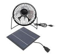 Ventile ad alimentazione del pannello solare da 5W, kit di ventole del pannello solare USB, pannello solare con ventola per canale di cani di pollaio serra raffreddamento