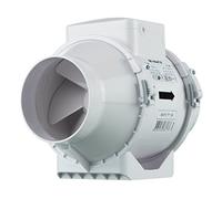 Ventilution Estrattore aria prese d'aria TT 125 Doppia ventola 220/280 m³/h (125mm)