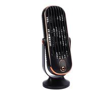 Ventio della Torre per Camera da Letto, Ventola da Scrivania Portatile a 5 velocità da 9,8 Pollici, Ventilatori da Tavolo a Batteria Ricaricabile USB per Casa, Desktop, Ufficio (BLACK)
