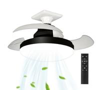 Ventio per la luce del soffitto - Apparecchio di raffreddamento per la casa, lampada a telecomando | Fronte di soffiatore di risparmio energetico tranquillo per studiare camera da letto vivaio soggior