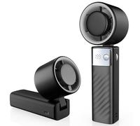 Ventio portatile CSLMAS, potente ventola portatile [20 ore di raffreddamento Max], ventole di Mini Turbo, ventole ricaricabili personali a 105 °, velocità 1-199, pieghevole, display a LED, regali per