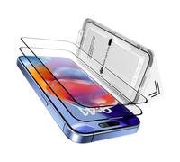 VENTION 2 Pezzi Pellicola Protettiva per iPhone 15 Pro, Installazione Automatica a Schermo Completo, Durezza 9H, Antishock, Senza Bolle, Resistente alle Impronte, Bordi Arrotondati 2.5D