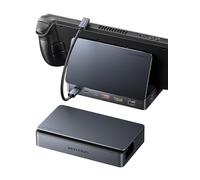 VENTION 9-IN-1 Steam Deck Dock, Docking Station per Switch con HDMI 4K@60Hz, USB-C/A 10Gbps, SD/TF, Ethernet 1000Mbps, PD 100W, Compatibile con Steam Deck, ROG Ally X, Switch, Legion Go, iPad