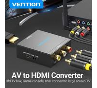 Vention Adattatore AV A HDMI Convertitore video composito HDTV 1080P AV2HDMI RCA a HDTV CVSB LR Convertitore scaler video