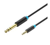 Cavo Stereo Vention BABBI Jack 6.5mm Maschio - Jack 3.5mm Maschio 3m Nero