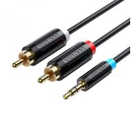 Vention BCLBH cavo audio 2 m 3.5mm 2 x RCA Nero