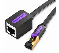 VENTION Cat 7 Prolunga Cavo Ethernet Piatto Cavo Ethernet 3 metri, Cavo Lan 10Gbps Alta Velocità Cavo di Rete Gigabit RJ45 Maschio a Femmina, Cavo di Prolunga Supporto Cat6A / Cat6 / Cat5E / Cat5