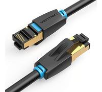 Vention Cat8 - Cavo patch Ethernet SSTP, lunghezza 1 m, colore: Nero