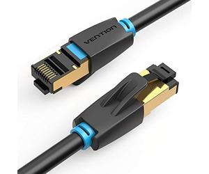 Vention Cat8 - Cavo patch Ethernet SSTP, lunghezza 1 m, colore: Nero