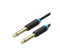 VENTION Cavo Chitarra Elettrica Cavo Jack 6.35 Maschio-Maschio Cavo Audio per Chitarra, Basso Elettrico,Amplificatore,Mixer Audio (5 m)