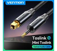 Vention Cavo coassiale Toslink SPDIF Cavo audio ottico digitale da 3,5 mm per amplificatori Cavo in fibra per soundbar Blu-ray Xbox 360 PS4